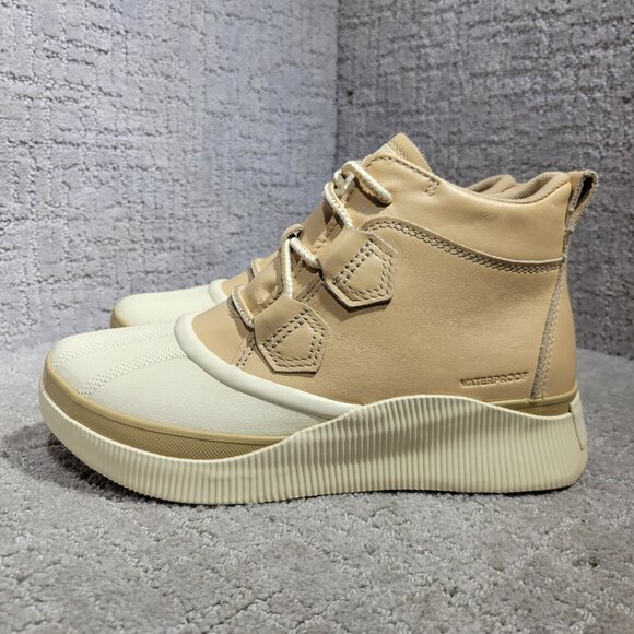 Sorel Out N About IV Classic Women's Size 7.5 Honey White Waterproof Duck Boots - Picture 3 of 10